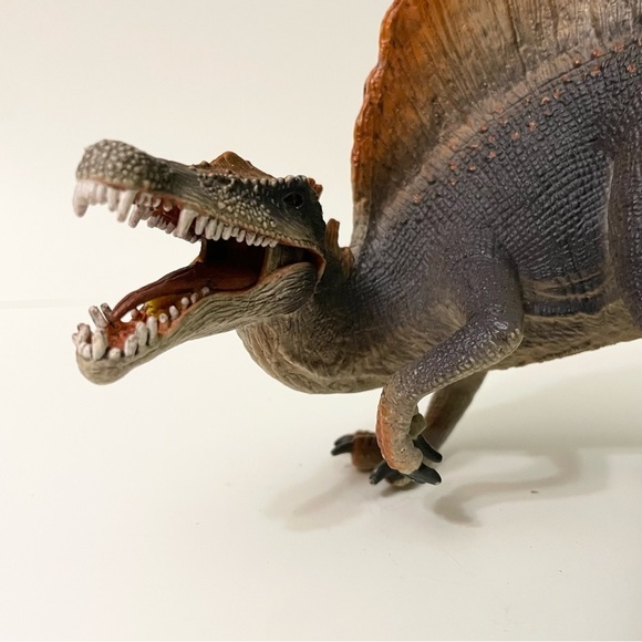 2014 Shleich Spinosaurus Dinosaur Action Figure 'D-73527 Articulated Jaw - Picture 12 of 15